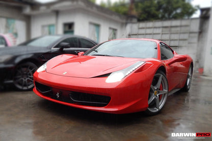 2010-2015 Ferrari 458 Coupe/Spyder Carbon Fiber Front Canards - DarwinPRO Aerodynamics