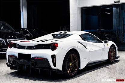 2015-2020 Ferrari 488 GTB/Spyder Pista Style Side Skirts - DarwinPRO Aerodynamics