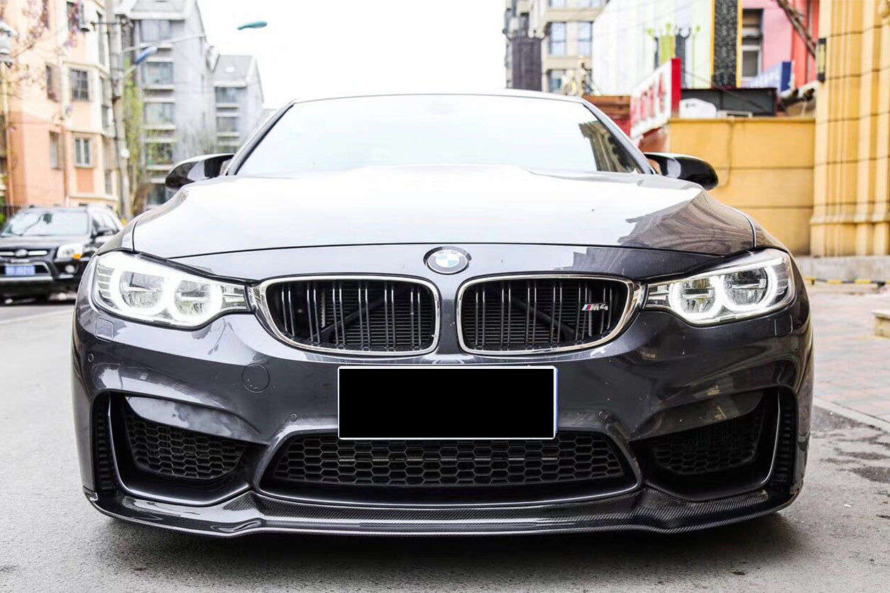 2014-2020 BMW M3 F80 M4 F82 VRS Style Carbon Fiber Front Lip - Carbonado