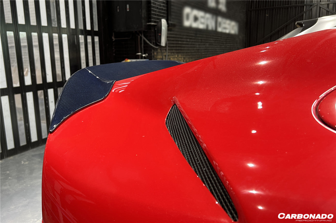2019-UP Ferrari 812 Superfast MSY Style Trunk Spoiler - Carbonado