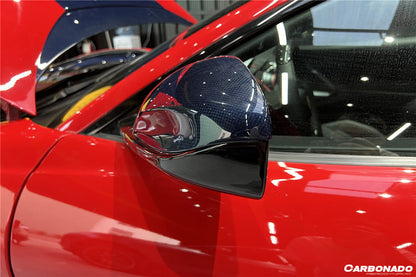 2018-UP Ferrari 812 Superfast /GTS MSY Style Mirror Housing - Carbonado
