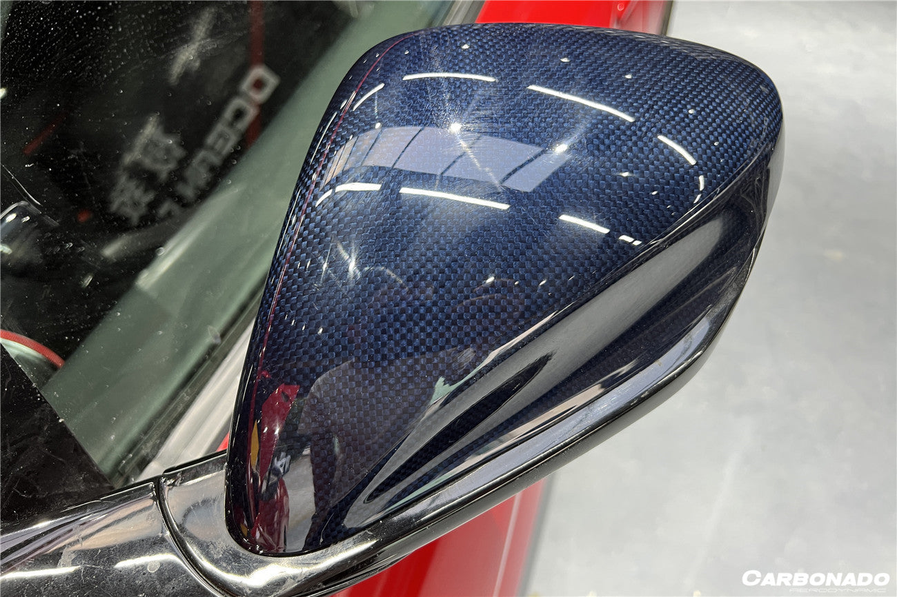 2018-UP Ferrari 812 Superfast /GTS MSY Style Mirror Housing - Carbonado