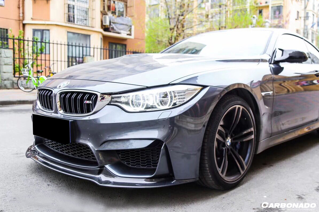 2014-2020 BMW M3 F80 M4 F82 VRS Style Carbon Fiber Front Lip - Carbonado Aero