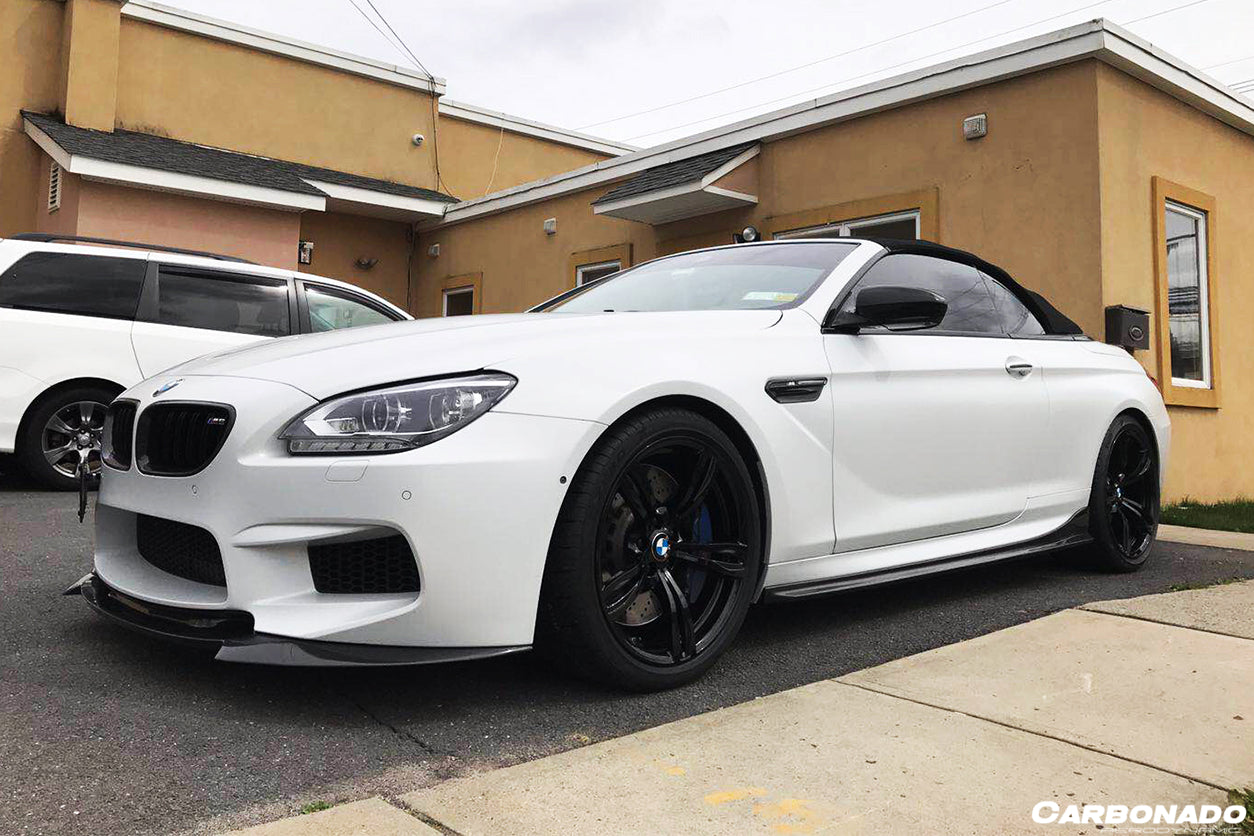 2013-2018 BMW M6 F12/F13/F06 VRS Style Carbon Fiber Front Lip - Carbonado