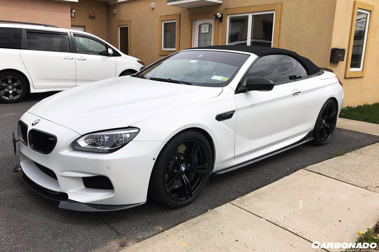 2013-2018 BMW M6 F12/F13/F06 VRS Style Carbon Fiber Front Lip - Carbonado