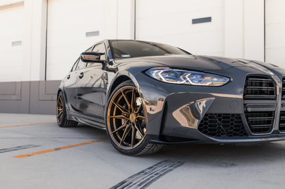 20" Rohana RFX13 Brushed Bronze 5x120 ( Staggered Setup ) ( Set of 4 )