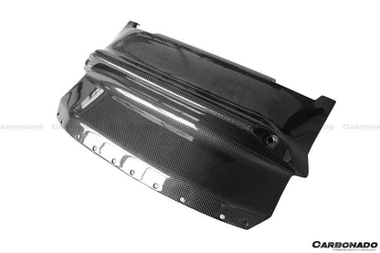 2015-2020 Ferrari 488 GTB Spyder Dry Carbon Fiber Front Air Splitter - Carbonado