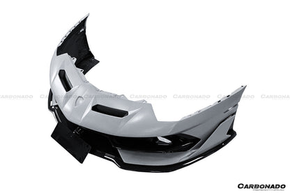 2011-2021 Lamborghini Aventador LP700 LP740 LP750 Coupe/Roadster SVJ Style Part Dry Carbon Fiber Front Bumper - Carbonado