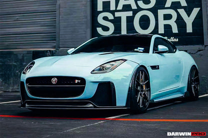 2013-2017 Jaguar F-Type Coupe/Convertible IMP Performance Partial Carbon Fiber Front Bumper w/ Lip - DarwinPRO Aerodynamics