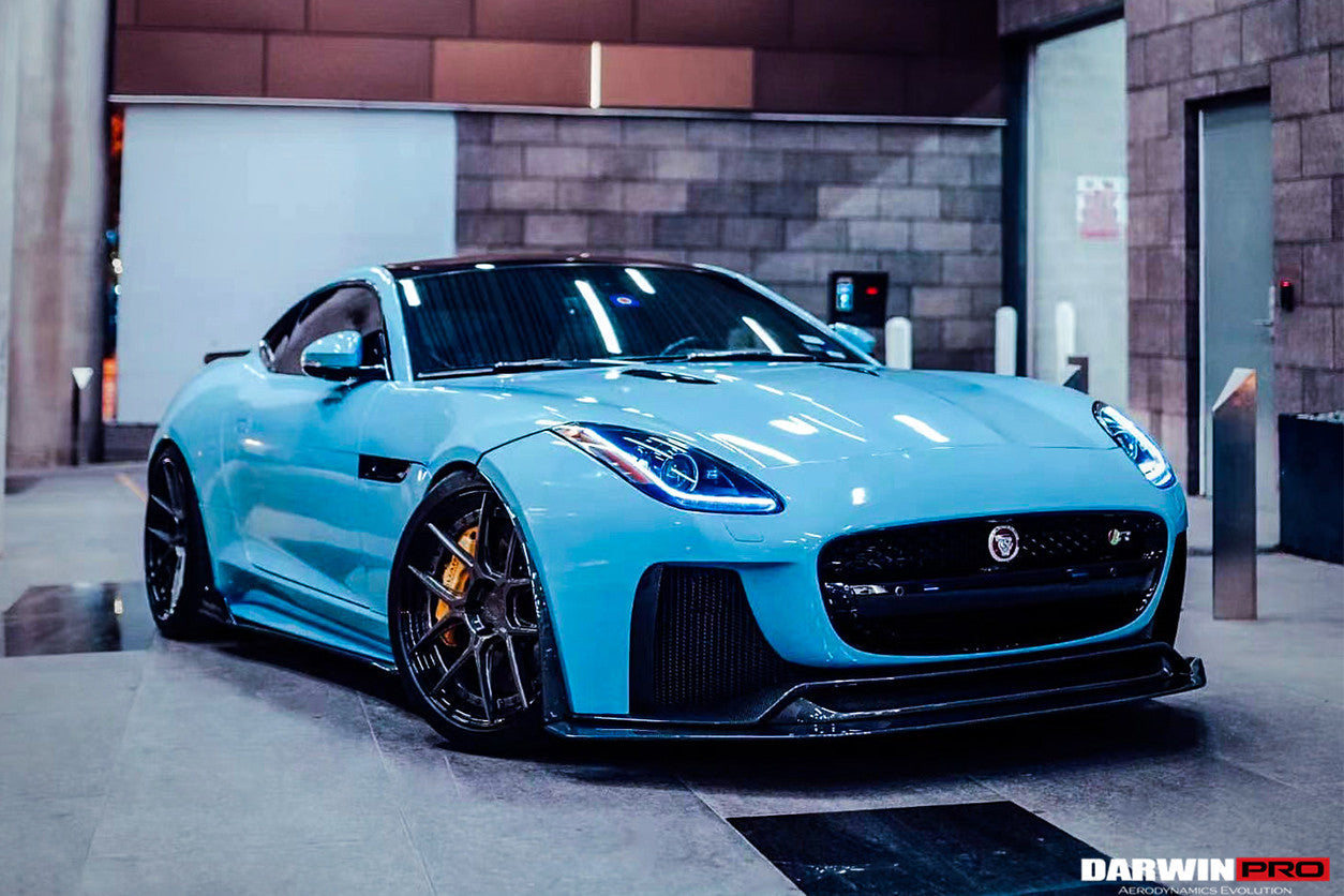 2013-2017 Jaguar F-Type Coupe/Convertible IMP Performance Partial Carbon Fiber Front Bumper w/ Lip - DarwinPRO Aerodynamics