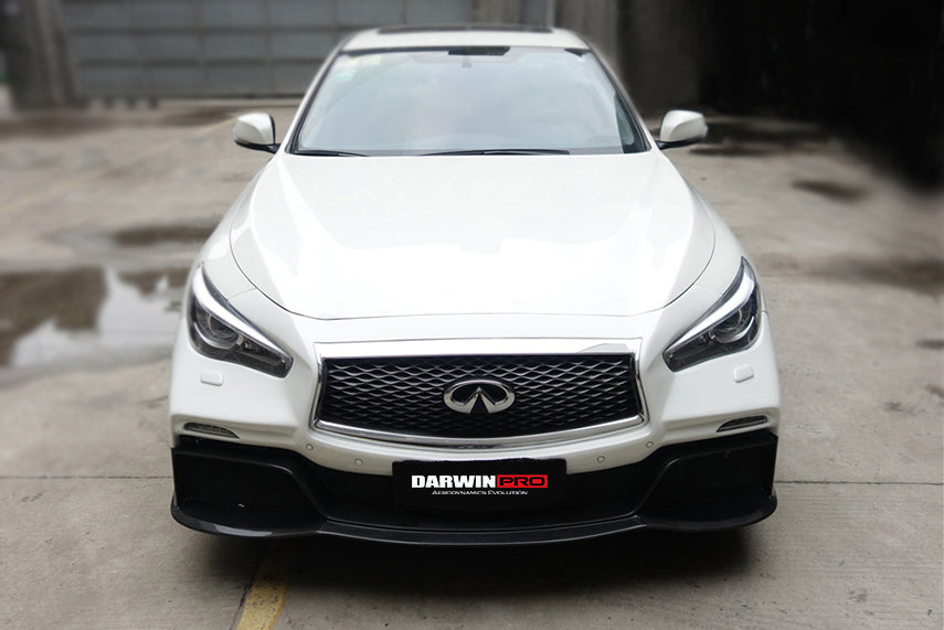 Darwinpro 2014-2022 Infiniti Q50 Sedan EAU ROUGE Style Front Bumper - DarwinPRO Aerodynamics