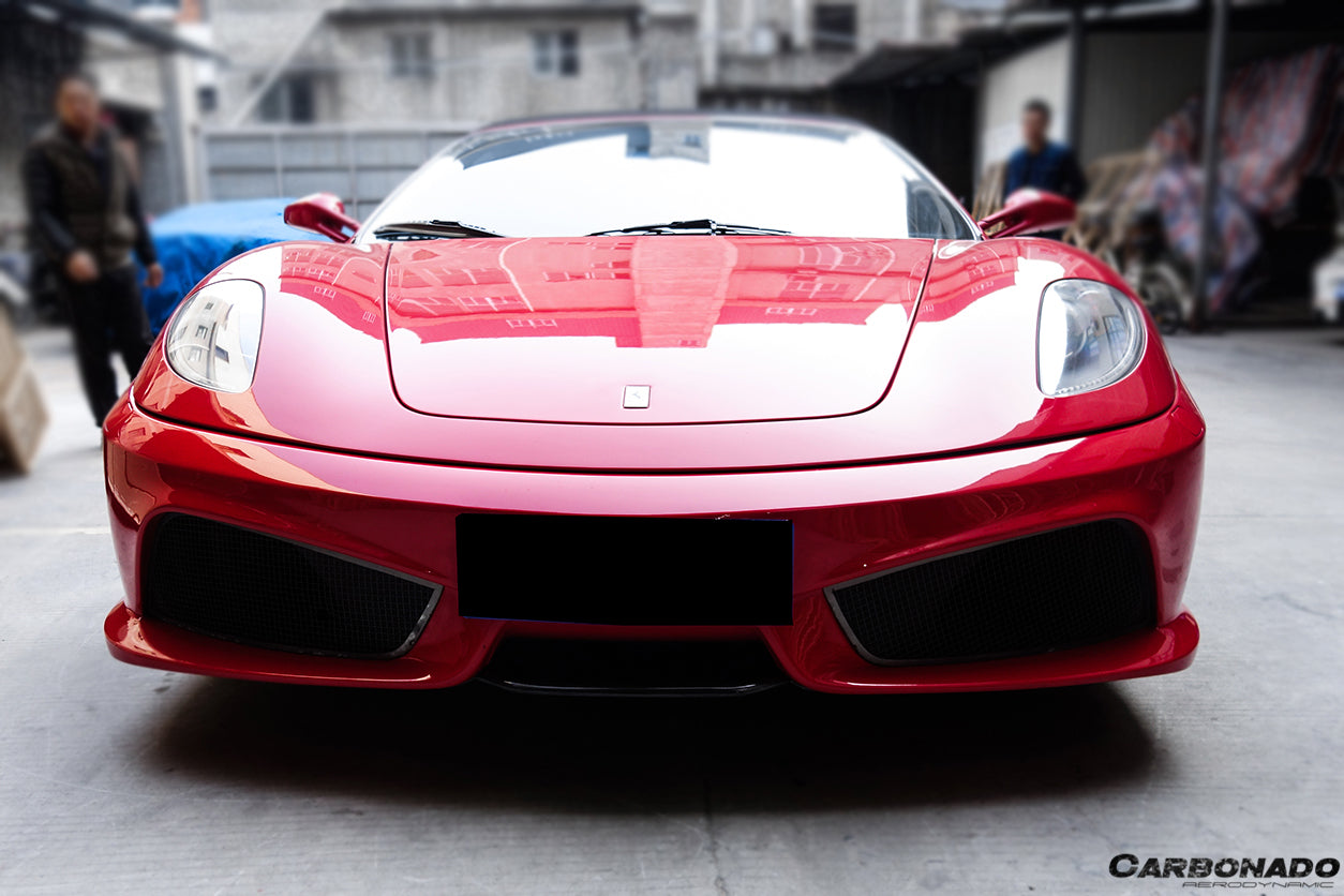 2004-2009 Ferrari F430 SC Style Front Bumper - Carbonado