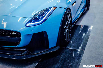 2013-2017 Jaguar F-Type Coupe/Convertible IMP Performance Partial Carbon Fiber Front Bumper w/ Lip - DarwinPRO Aerodynamics