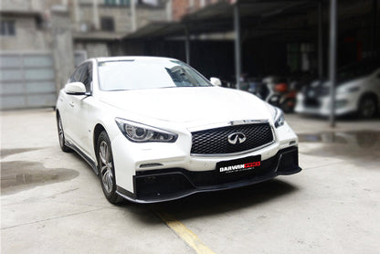 Darwinpro 2014-2022 Infiniti Q50 Sedan EAU ROUGE Style Front Bumper - DarwinPRO Aerodynamics