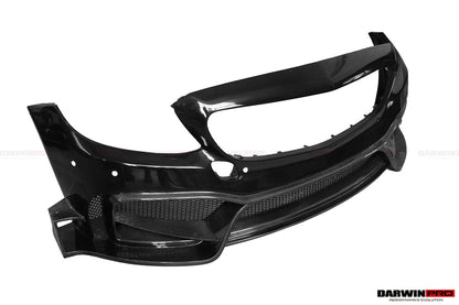 2015-2021 Mercedes Benz W205 C63/S AMG Sedan IMP Performance Partial Carbon Fiber front bumper - DarwinPRO Aerodynamics