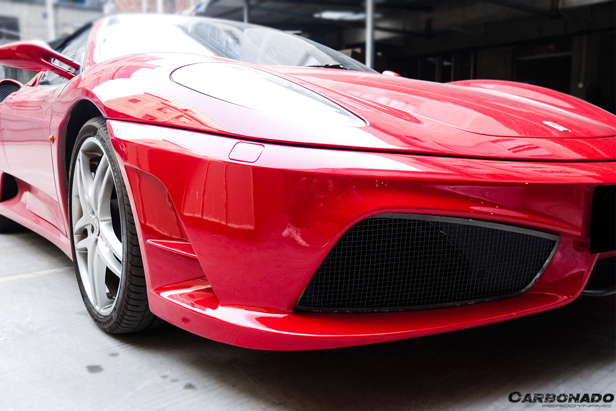 2004-2009 Ferrari F430 SC Style Front Bumper - Carbonado