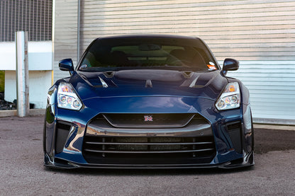 2008-2022 Nissan GTR R35 CBA/DBA/EBA TS Style Front Bumper - Carbonado