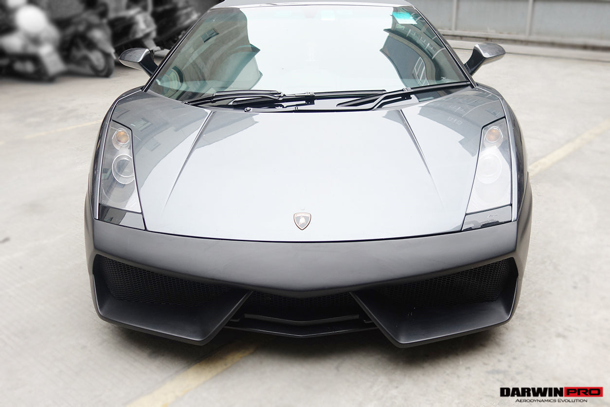 2004-2008 Lamborghini Gallardo LP570 Style Front Bumper - DarwinPRO Aerodynamics