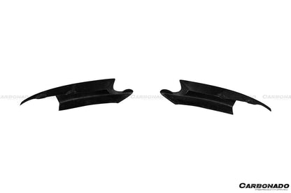 2008-2012 BMW M3 E90/E92/E93 MP Style Carbon Fiber Lip Splitters - Carbonado Aero