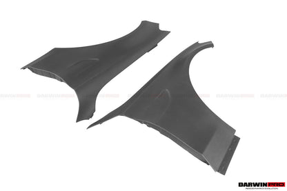 2015-2018 Mercedes Benz W205 C63/S AMG Sedan Carbon Fiber Fender - DarwinPRO Aerodynamics