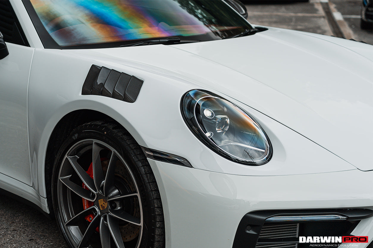 2019-2023 Porsche 911 992 Carrera S/4/4S/Targa/Cabriolet BKSS Style Front Fender - DarwinPRO Aerodynamics