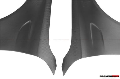 2015-2018 Mercedes Benz W205 C63/S AMG Sedan Carbon Fiber Fender - DarwinPRO Aerodynamics