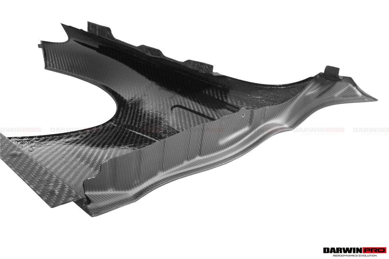 2015-2018 Mercedes Benz W205 C63/S AMG Sedan Carbon Fiber Fender - DarwinPRO Aerodynamics
