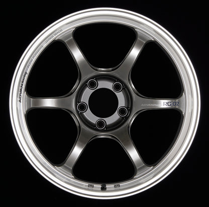 Advan RG-D2 18x9.5 +22 5x114.3 Machining and Racing Hyper Black Wheel