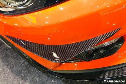 2014-2017 Ford Mustang AR Style Carbon Fiber Canards - Carbonado