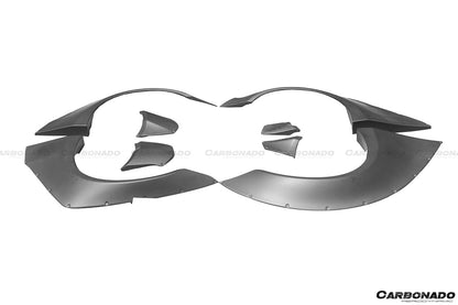 2008-2016 Nissan GTR R35 CBA/DBA DE Style Wide Fender Flares - Carbonado