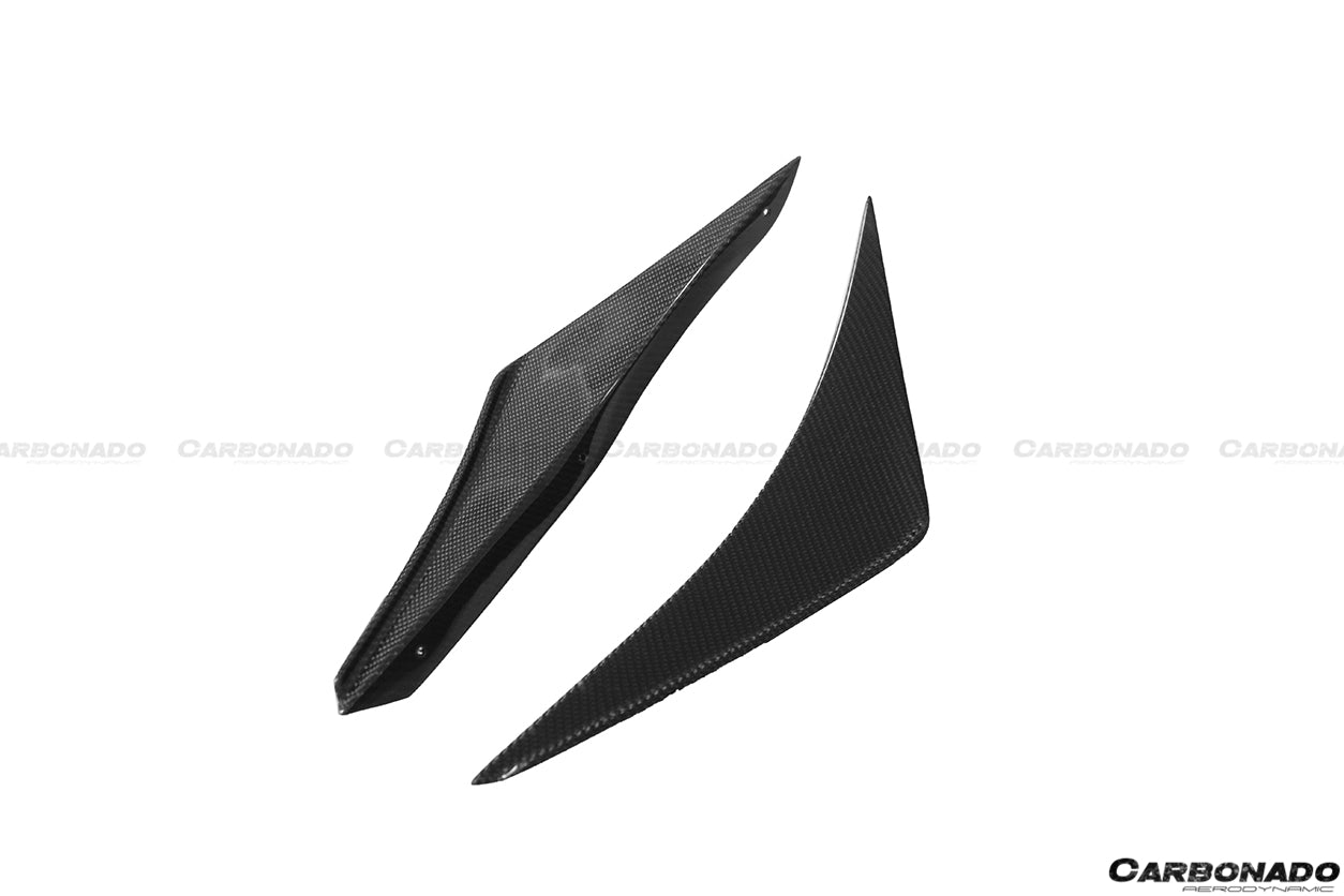 2014-2017 Ford Mustang AR Style Carbon Fiber Canards - Carbonado