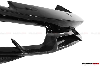 2018-2022 Ferrari 488 Pista Partial Carbon Fiber Front Bumper - DarwinPRO Aerodynamics