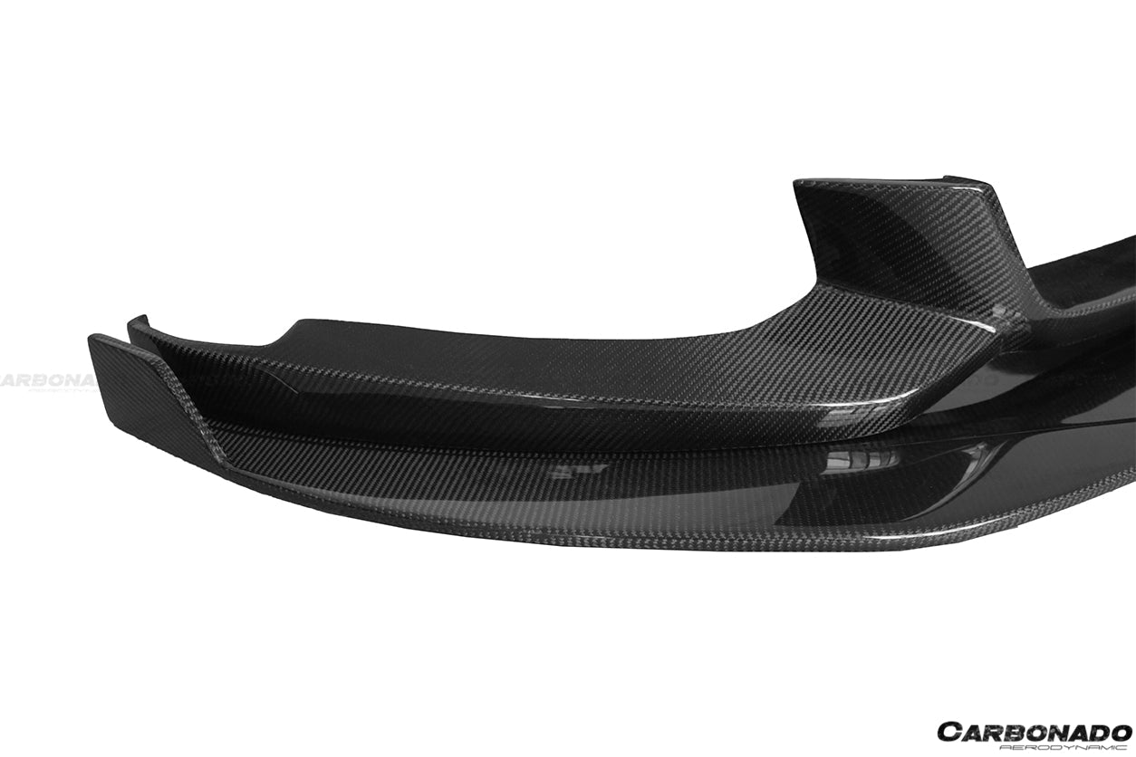 2014-2017 Ford Mustang HY Style Carbon Fiber Front Lip 2PCS - Carbonado