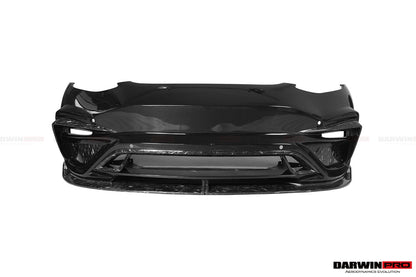 2017-2023 Tesla Model 3 IMP Performance Partial Carbon Fiber Front Bumper - DarwinPRO Aerodynamics
