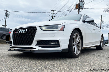 2013-2015 Audi S4/A4 Sport VRS Style Carbon Fiber Front Lip - Carbonado