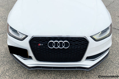 2013-2015 Audi S4/A4 Sport VRS Style Carbon Fiber Front Lip - Carbonado