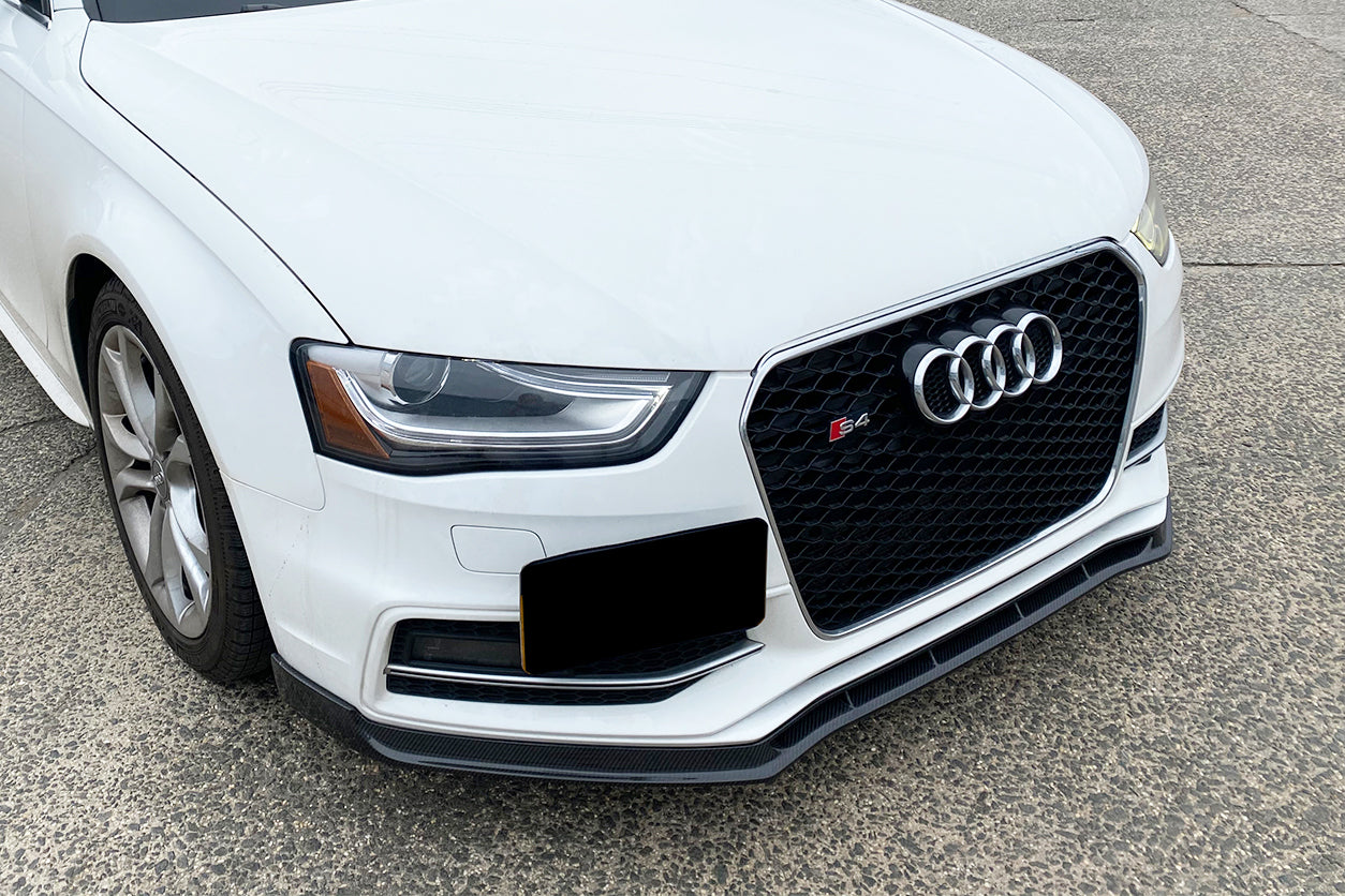 2013-2015 Audi S4/A4 Sport VRS Style Carbon Fiber Front Lip - Carbonado