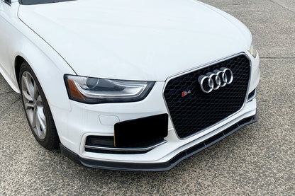 2013-2015 Audi S4/A4 Sport VRS Style Carbon Fiber Front Lip - Carbonado