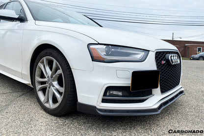 2013-2015 Audi S4/A4 Sport VRS Style Carbon Fiber Front Lip - Carbonado