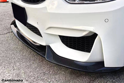 2014-2020 BMW M3 F80 M4 F82 VA Style Carbon Fiber Front Lip - Carbonado Aero