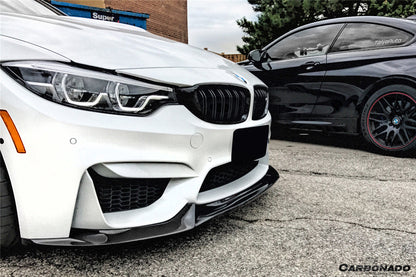 2014-2020 BMW M3 F80 & M4 F82 VA Style Carbon Fiber Front Lip - Carbonado