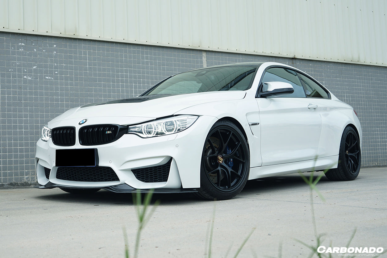 2014-2020 BMW M3 F80 & M4 F82 SM Style Front Lip - Carbonado