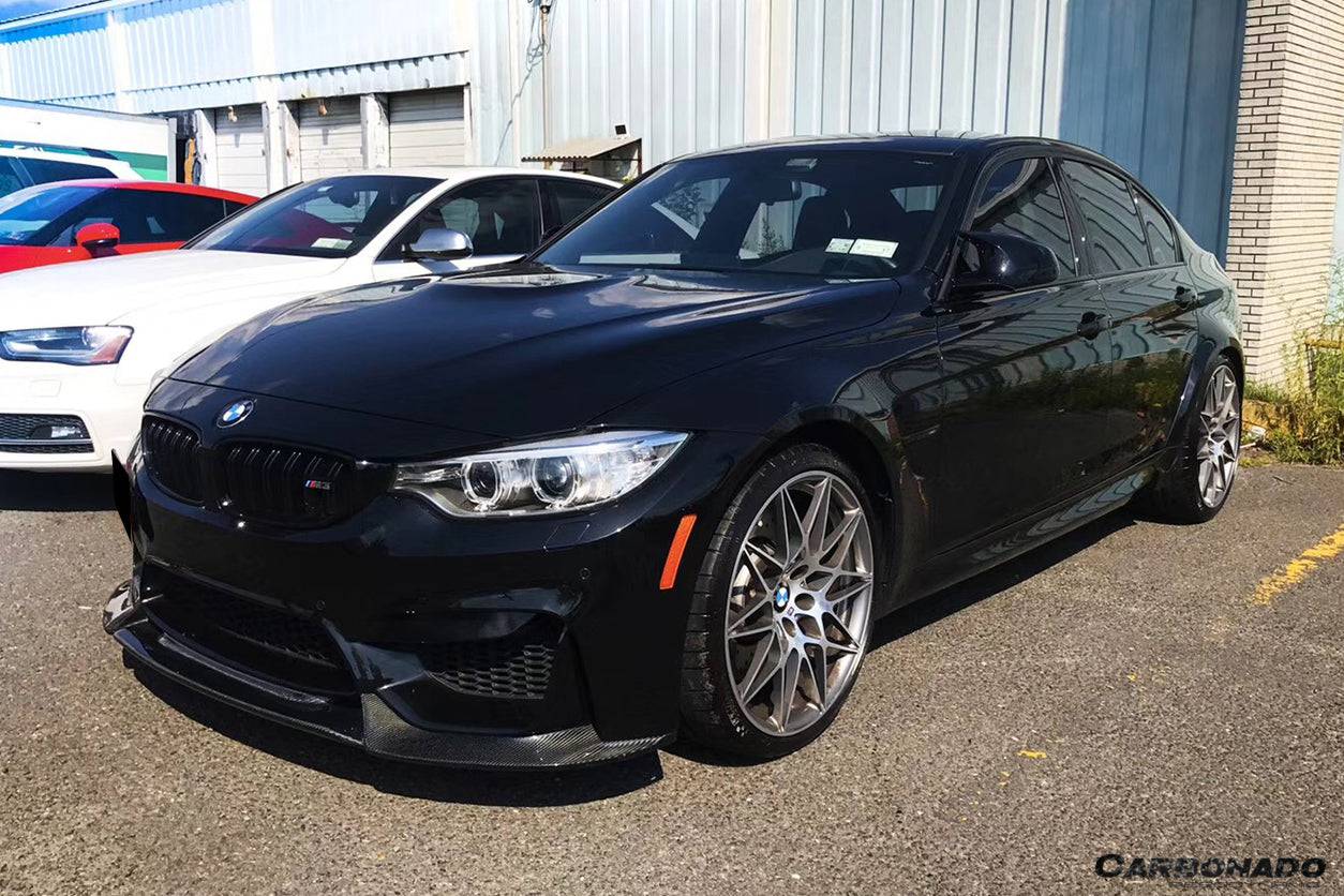 2014-2020 BMW M3 F80 M4 F82 VA Style Carbon Fiber Front Lip - Carbonado Aero