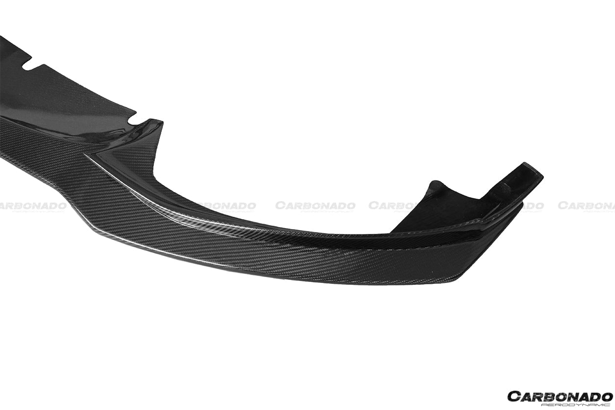 2014-2017 BMW 4 Series F32 F33 M Sport ECC Style Carbon Fiber Front Lip - Carbonado