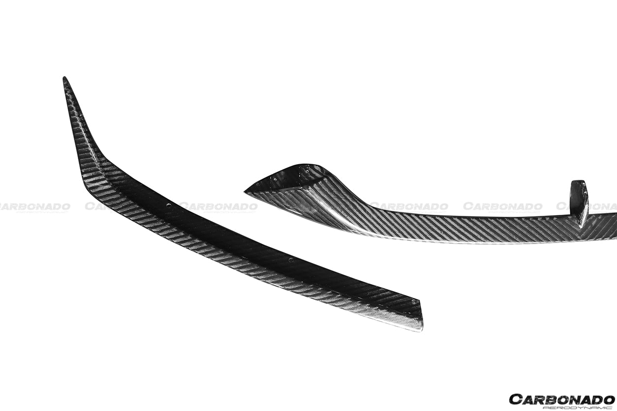 2012-2017 Ferrari F12 Berlinetta RS Style Carbon Fiber Front Lip - Carbonado