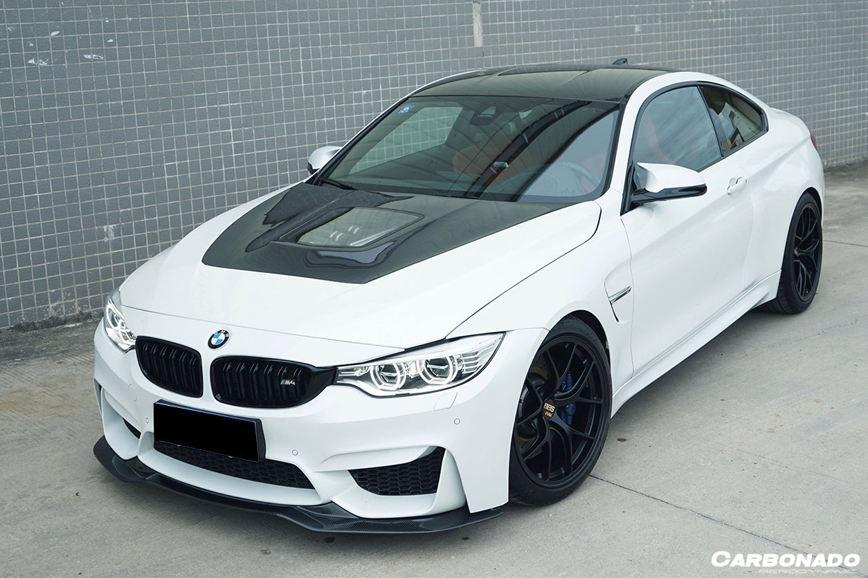 2014-2020 BMW M3 F80 & M4 F82 SM Style Front Lip - Carbonado
