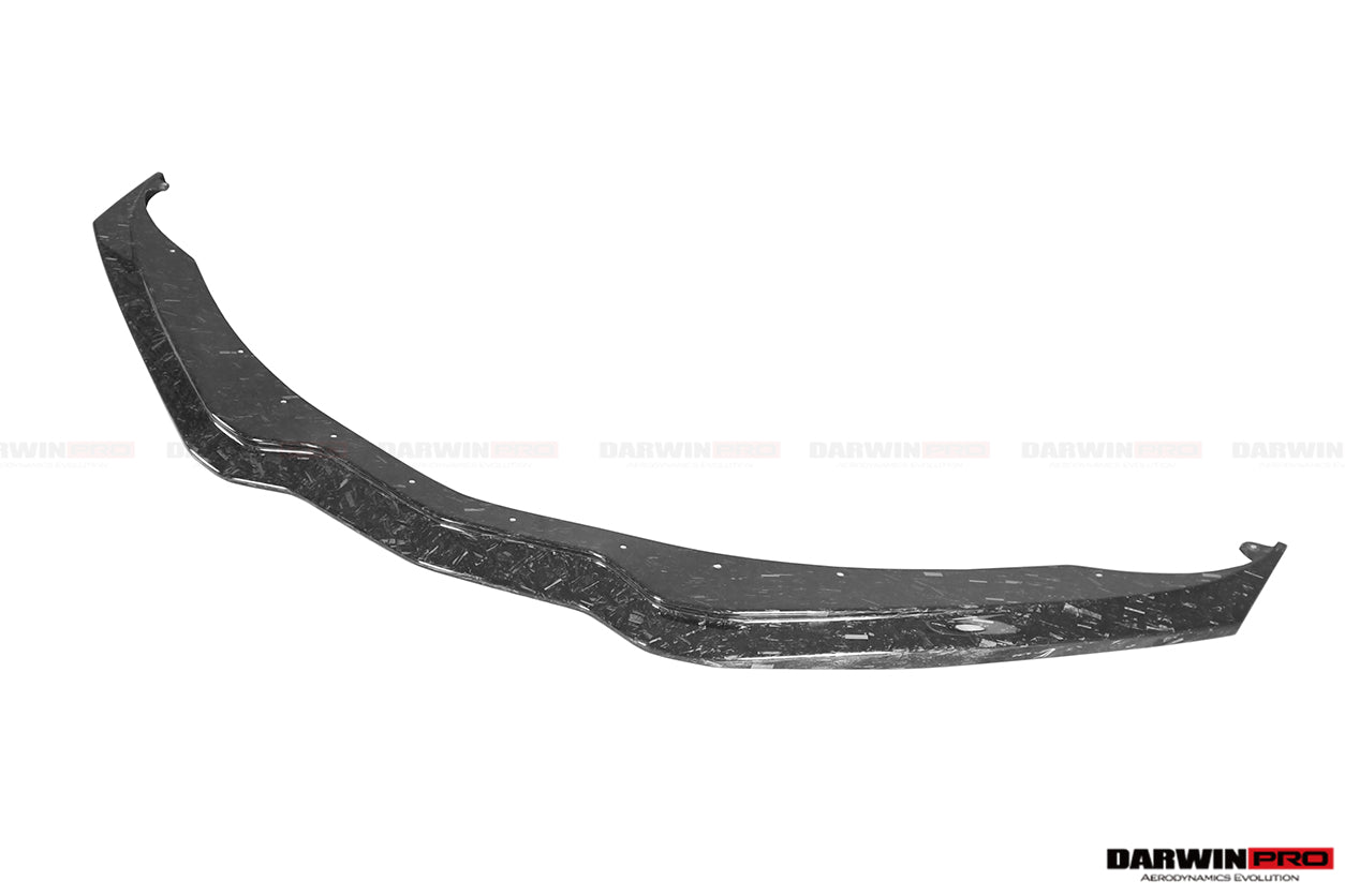 2013-2019 Corvette C7 Z51 Z06 Grandsport Carbon Fiber Satge3 Style Front Lip with Caps - DarwinPRO Aerodynamics