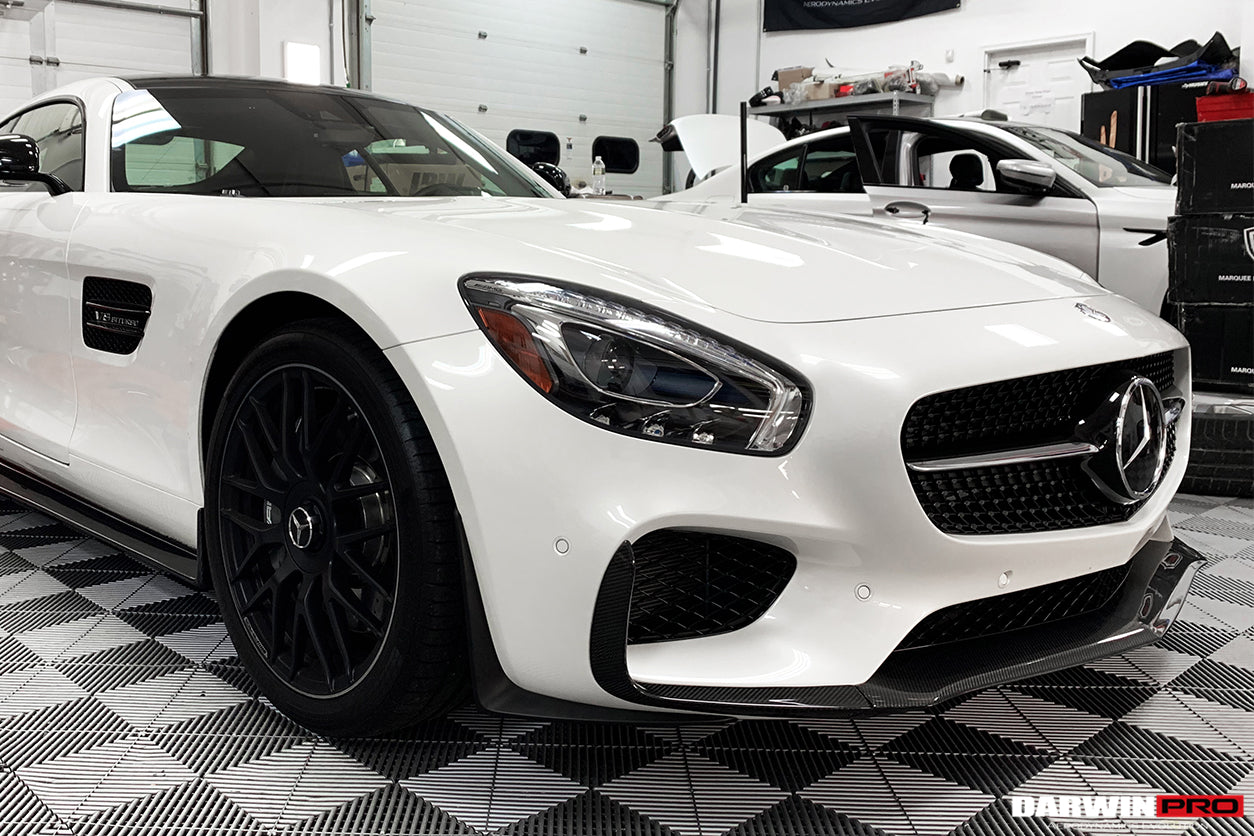 2015-2016 Mercedes Benz AMG GT/GTS Carbon Fiber Front Lip - DarwinPRO Aerodynamics