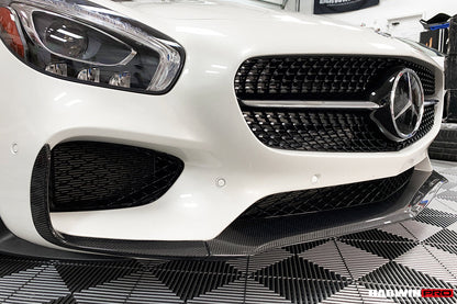 2015-2016 Mercedes Benz AMG GT/GTS Carbon Fiber Front Lip - DarwinPRO Aerodynamics