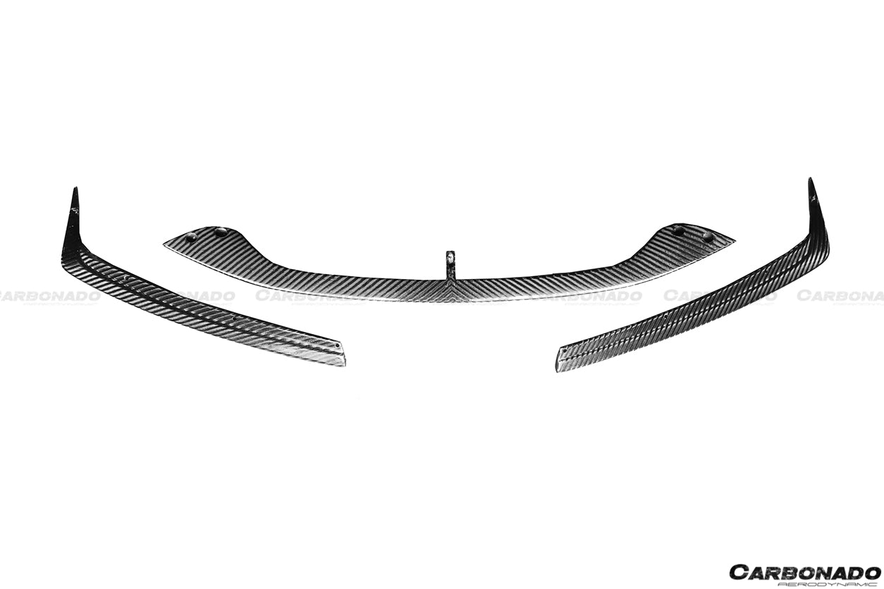 2012-2017 Ferrari F12 Berlinetta RS Style Carbon Fiber Front Lip - Carbonado